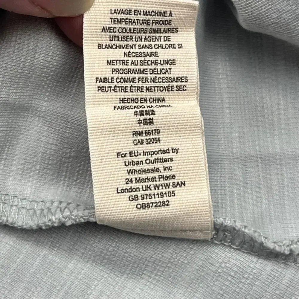 Free People Dress Womens Small Gray Long Sleeve Boho A Line Asymmetrical Grab - Picture 10 of 10